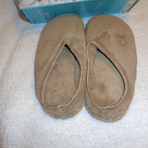 Homedics Massaging Slippers Men's Size Medium / Large - Picture 3 of 7